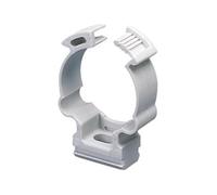 Clips a scatto Gewiss antiurto per tubi 20mm confezione 100pz GW50606