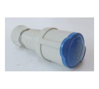 gewiss GW62016FH bassa tensione di cablaggio rapido raccordo dritto, alte prestazioni, IP44/IP54, 9 riferimento, 3P + e poli, 200 V - V, 32 A, 50 Hz/60 Hz, blu