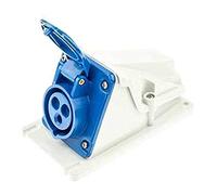 Presa fissa Gewiss da parete a squadra 2P+T 16A IP44 220V GW62477