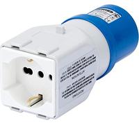Adattatore Gewiss industriale a civile 2P+T 16A prese schuko GW64212