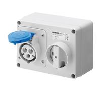 Presa Interbloccata Orizzontale 16a 2p+t 250v Ip44 GEWISS GW66004