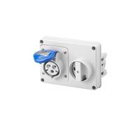 Gewiss GW66104, presa 2+E A filo