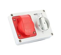 Presa interbloccata Gewiss 3P+T 16A IP44 380V senza cassetta GW66108