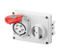 GEWISS GW66120 PRESA FISSA INTERBLOCCATA ORIZZONTALE 3P+N+T 32A 346-415V 50/6...
