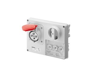 Gewiss GW66130, connettore di alimentazione industriale 3P + E