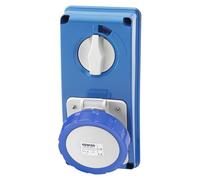 Presa interbloccata Gewiss verticale 2P+T 32A IP67 GW66315N