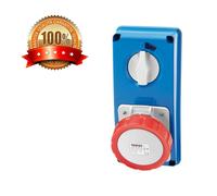 Presa interbloccata Gewiss verticale 3P+T 32A IP67 GW66319N
