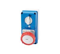 Presa interbloccata Gewiss verticale 3P+T 16A IP67 GW66330N