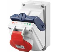 GEWISS GW66441 COMBIBLOC Presa fissa compatta - IP44 - 3P+T 32A 480-500V