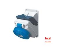 Gewiss - Gw66481 - uscita (2p t, ip55, 6h, 230 v, 32, 50/60 hz) blu