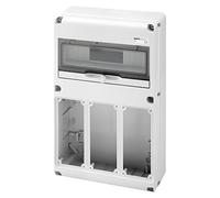 Quadro Gewiss 14 moduli con 3 flange per prese industriali GW68010N