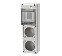 Gewiss Quadro GW68018N – 5 moduli, 2 flange per prese industriali