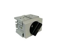 Gewiss interruttore rotativo 3p 32a guida din manopola nera gw70205 interruttori