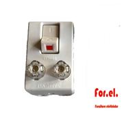 GEWISS GW8390/GW20418 Interruttore Bipolare Con Fusibili A Cartuccia