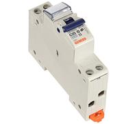 Interruttore Magnetotermico Gewiss 25A 1P+N 4,5KA C 1 Modulo GW90029