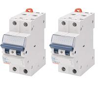 GEWISS - GW92126 - Interruttore Magnetotermico - Mt45-1P+N Curva C 10A - 2 Moduli (Confezione da 2)