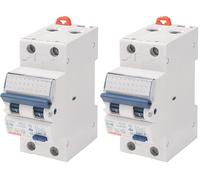 GEWISS - GW94006 - Interruttore Magnetotermico Differenziale Compatto - Mdc 45-1P+N Curva C 10A Tipo AC Idn:0,03A - 2 Moduli (Confezione da 2)