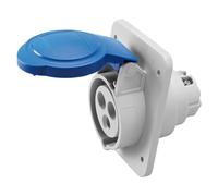 Presa fissa incasso Gewiss 2P+T 32A IP44 blù 220V GW62216H