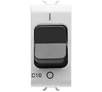 Gewiss - Interruttore Automatico Magnetotermico - Curva C - 1P+N 16A 230V ac - 1 Modulo - Bianco - Serie Chorus