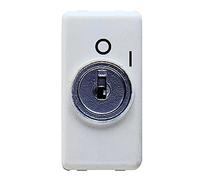 Interruttore Gewiss system bipolare a chiave bianco GW20005