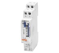 Gewiss interruttore orario analogico 24h, marca - 1 contatto na - 16a/230vca - 1 modulo din - con batteria per interruzioni di alimentazione - gwd6772