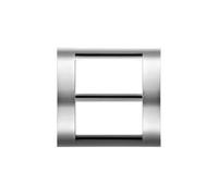 Gewiss placca 8 posti cromo soft gw32077 playbus