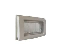 Gewiss placca ip55 4 posti bianco nuvola gw32466 playbus