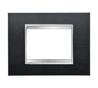 GEWISS GW 16203VA CHORUS LUX PLACCA 3 MODULI TECNOPOLIMERO ARDESIA