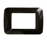 Placca top Gewiss system nera 6 posti GW22516