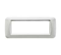 Gewiss Placca Top System In Tecnopolimero Finitura Lucida Bianco Nuvola (GW22506-6 Moduli)