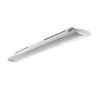 Gewiss Plafoniera stagna rettangolare Smart3, Led, 1600, 2X58, Opale