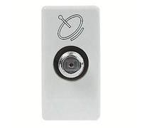 GEWISS PRESA TV/SAT PASSANTE CONNETTORE FEMMINA GW20396 SYSTEM BIANCA