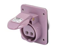 Gewiss Presa Fissa Incasso 2P 16A IP44 Viola 24V GW62265