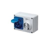 GEWISS PRESA FISSA ORIZZONTALE 2P+T 16A 230V GW66004