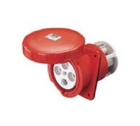GEWISS PRESA INCASSO PER ESTERNO 3P+N+T 32A 400V COLORE ROSSO GW62243H
