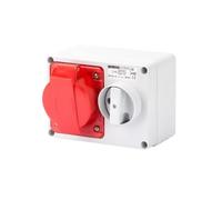 Gewiss presa interbl orizz con fondo 2p t 32a 400v 9h ip44 senza base portafus