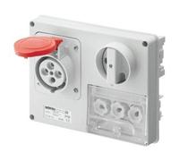 Gewiss Presa Interbloccata con base portafusibili 3P+N+T IP44 32A GW66142