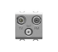 Gewiss presa tv fm sat 2m gw14382 chorus titanio