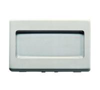 Pulsante Gewiss system portanome 3 moduli bianco GW20024