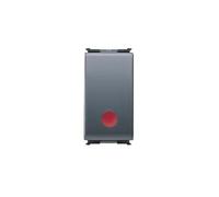 Gewiss pulsante unipolare nc 10a disco rosso arresto gw30037 playbus