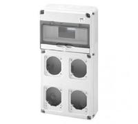 GEWISS QUADRO STAGNO Q-DIN 10 MODULI 4 FLANGE GW68003N