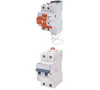 Gewiss - Restart Rm - 2 Poli - Accoppiato Con Mdc - 16 A 4500A Tipo A Curva C Idn=0,03 A 230 V - 3 Moduli En 50022 & Interruttore Magnetotermico - Mt45-1P+N Curva C 16A - 2 Moduli