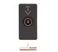 Gewiss GW21381 cassetta di scarico TV (coassiale) Nero