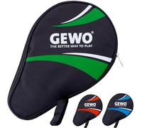 GEWO - Borsone da Ping Pong Unisex per Adulti Master con Scomparto per Palline, Nero/Verde, 30 x 20 x 2 cm