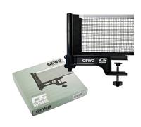 GEWO CS Outdoor - Rete da ping pong per esterni, resistente alle intemperie, robusta struttura a rete e comoda vite in altezza, facile da montare, robusto filo nero