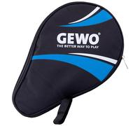 GEWO Custodia rotonda Master - Custodia robusta per racchette da ping pong - Borsa da ping pong con scomparto imbottito per racchette senza scomparto per palla - Borsa singola per racchetta da tennis