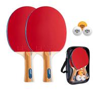 GEWO, Rave Speed, Set di Racchette da Ping Pong, Marrone, Taglia Unica