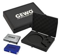 GEWO Valigetta per Racchette da Ping Pong, in Alluminio Unisex-Adulto, Nero, Taglia Unica