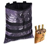 Gexgune Molle Sistema tattico Molle Dump Magazine Pouch Caccia Recupero Sacchetto Goccia Sacchetto Accessori Militari (TyphoonCamo)