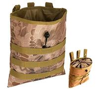 Gexgune Molle Sistema tattico Molle Dump Magazine Pouch Caccia Recupero Sacchetto Goccia Sacchetto Accessori Militari (BansheeCamo)